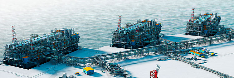 Arctic LNG 2 - LNG and SGC production line